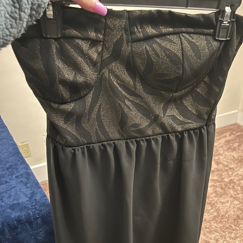 Short black dress
